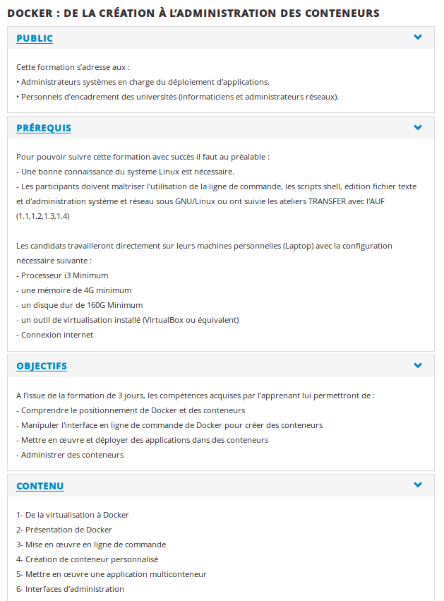 دورة تكوينية حول إدارة حاويات Docker