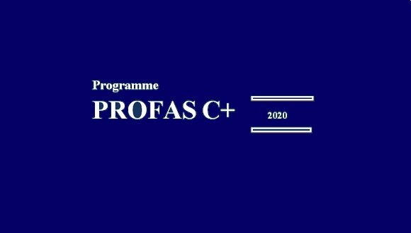 برنامج الشراكة المؤسسية الجزائرية الفرنسية PROFAS C + 2020